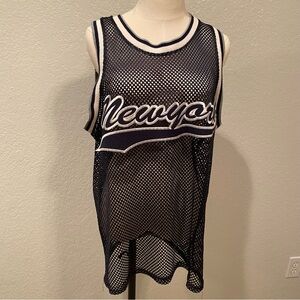 Black Mesh New York Jersey